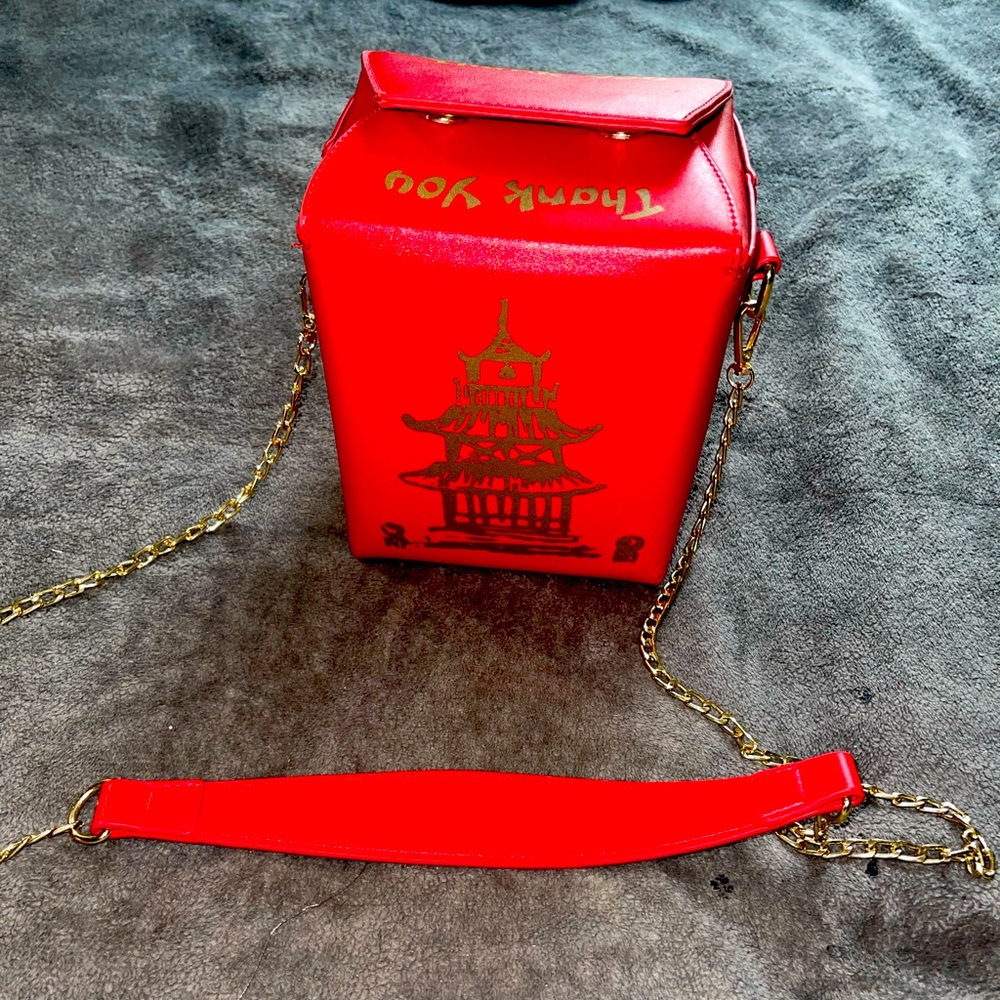 Takeout inspired crossbody bag
